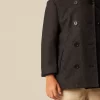 NÍCOLI ABRIGO CRUZADO ESPIGA GRIS< Ropa De Abrigo
