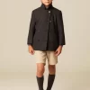 NÍCOLI ABRIGO CRUZADO ESPIGA GRIS< Ropa De Abrigo