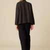 NÍCOLI ABRIGO CRUZADO ESPIGA GRIS< Ropa De Abrigo