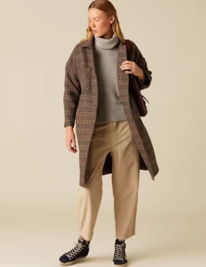 NÍCOLI ABRIGO CUADROS MULTICOLOR< Ropa De Abrigo