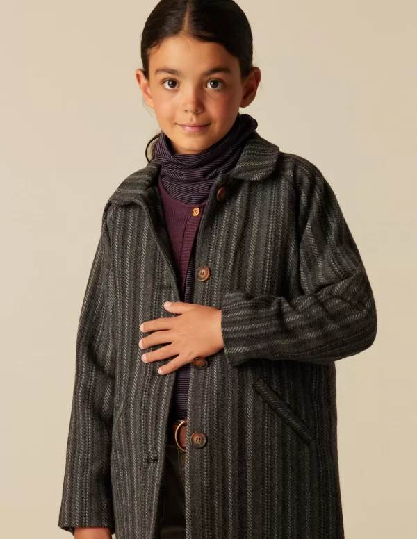 NÍCOLI ABRIGO RAYA  GRIS< Ropa De Abrigo