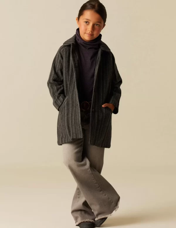 NÍCOLI ABRIGO RAYA GRIS< Ropa De Abrigo