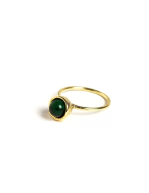 anillo_dorado_esfera_pequ_0-2.webp NÍCOLI ANILLO DORADO ESFERA PEQUEÑO AVENTURINA< Anillos