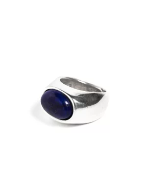 NÍCOLI ANILLO OVALO LAPISLAZULI< Anillos