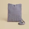 bandolera_raya_azul_lurex_0.webp NÍCOLI BANDOLERA RAYA AZUL LUREX< Bolsos Y Bandoleras | Bolsos