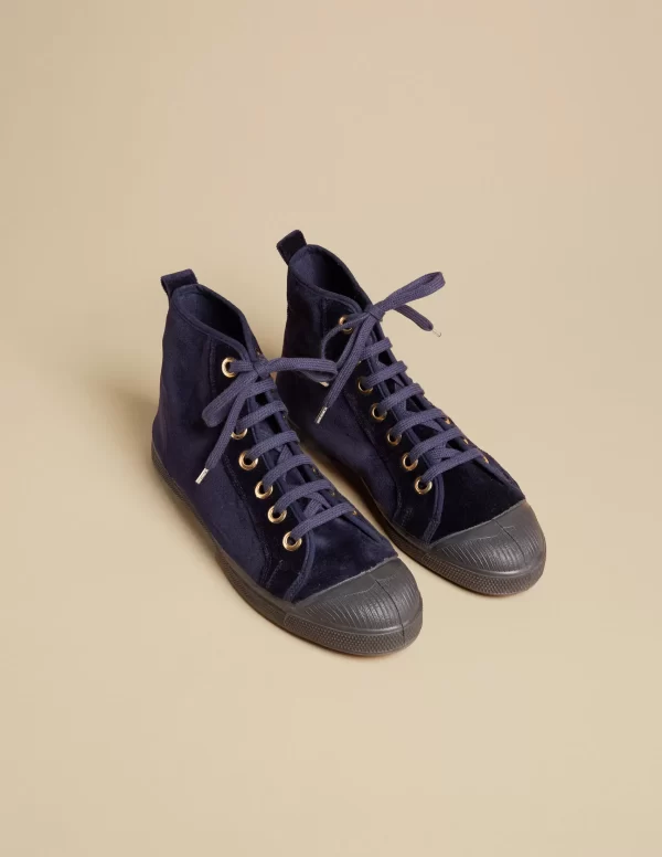 NÍCOLI BENSIMON TERCIOPELO AZUL< Zapatos | Zapatos