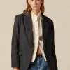 NÍCOLI BLAZER ESPIGA AZUL< Blazers