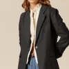 NÍCOLI BLAZER ESPIGA AZUL< Blazers
