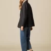 NÍCOLI BLAZER ESPIGA AZUL< Blazers