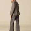 NÍCOLI BLAZER GRIS BRILLO< Blazers