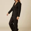 NÍCOLI BLAZER NEGRO RAYA BRILLO< Blazers