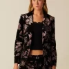 NÍCOLI BLAZER TERCIOPELO FLOR< Blazers