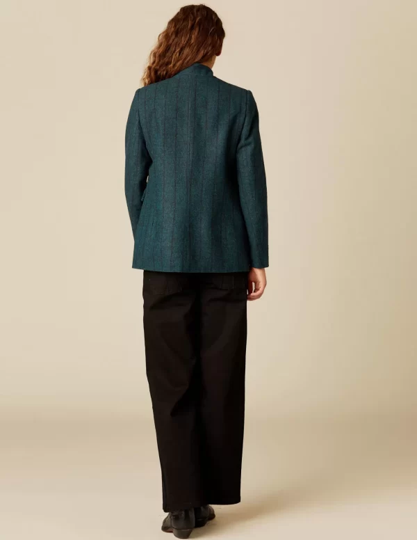 blazer_verde_raya_3.webp NÍCOLI BLAZER VERDE RAYA< Blazers