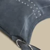 NÍCOLI BOLSO SERRAJE AZUL TACHAS< Bolsos