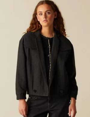 NÍCOLI BOMBER ESPIGA< Ropa De Abrigo