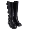 NÍCOLI Botas hebillas negras< Zapatos