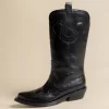 NÍCOLI BOTAS NEGRAS COWBOY< Zapatos