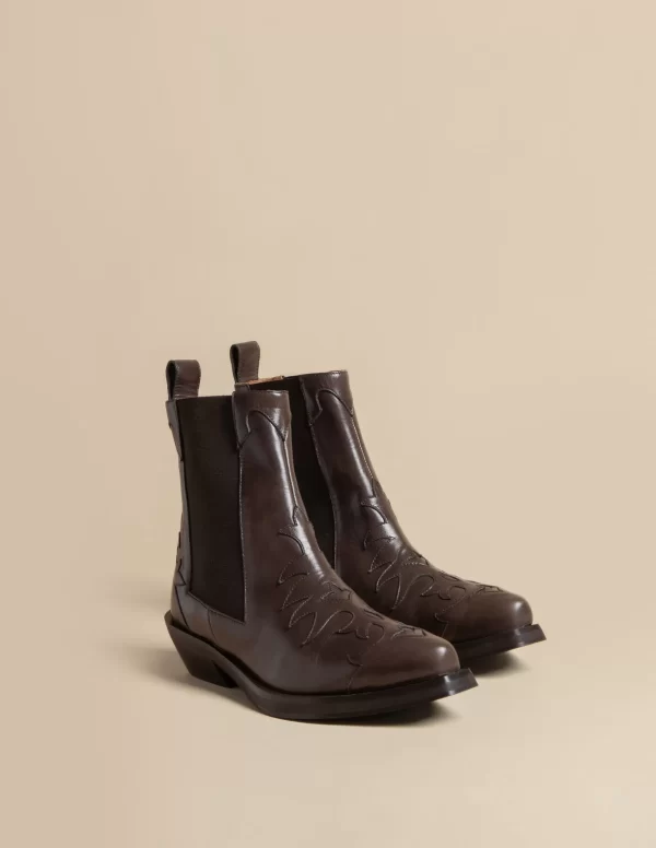 NÍCOLI BOTÍN COWBOY MARRÓN< Zapatos