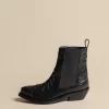 NÍCOLI BOTÍN COWBOY NEGRO< Zapatos