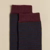 NÍCOLI CALCETIN RAYAS AZUL< Calcetines | Calcetines