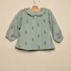 NÍCOLI CAMISA AZUL FLOR PEQUEÑA< Camisas