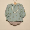 NÍCOLI CAMISA AZUL FLOR PEQUEÑA< Camisas
