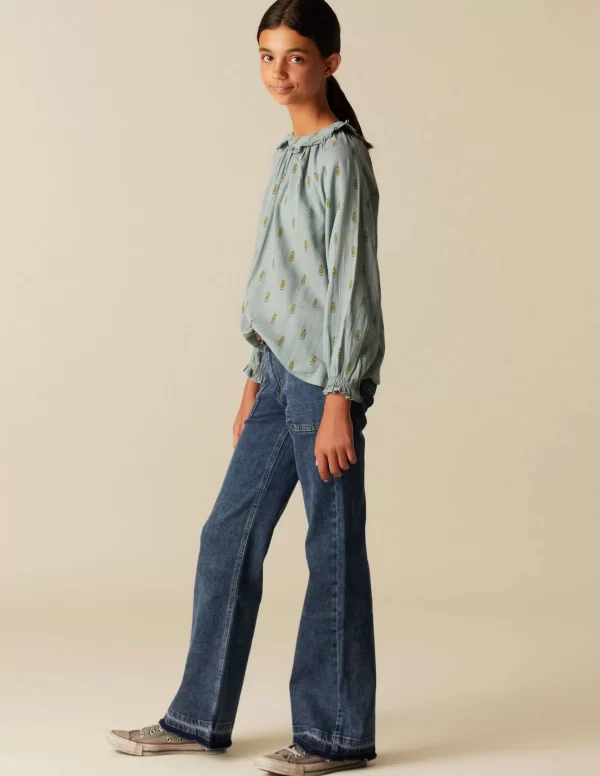 camisa_azul_flor_pequea_1.webp NÍCOLI CAMISA AZUL FLOR PEQUEÑA< Camisas