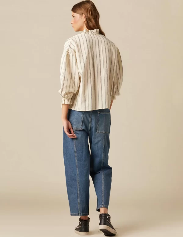 camisa_cruda_raya_azul_lu_3.webp NÍCOLI CAMISA CRUDA RAYA AZUL LUREX< Camisas