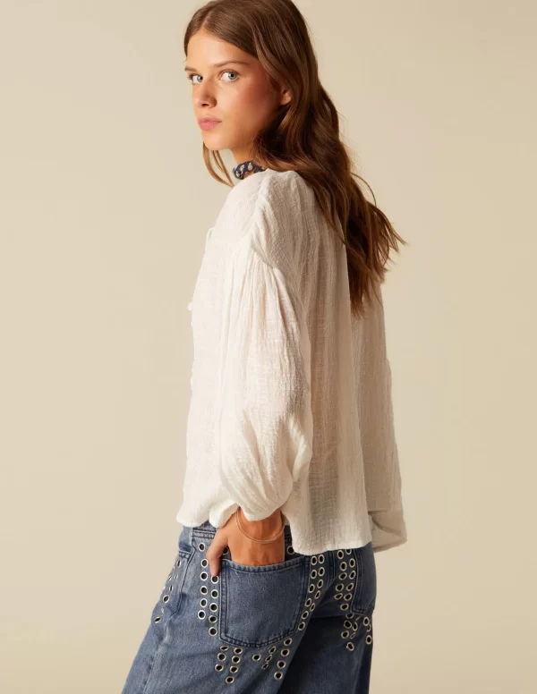 NÍCOLI CAMISA CRUDA RÚSTICA< Camisas