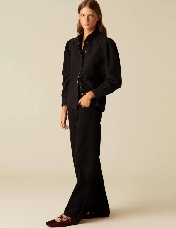 camisa_cuello_perkins_tac_2.webp NÍCOLI CAMISA CUELLO PERKINS TACHUELAS< Denim | Camisas