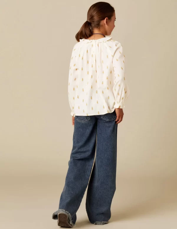 camisa_flor_pequea_granat_3.webp NÍCOLI CAMISA FLOR PEQUEÑA< Camisas