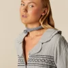 NÍCOLI CAMISA RAYA AZUL NIDOS< Camisas
