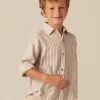 NÍCOLI CAMISA RAYA VERDE< Camisas