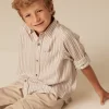 NÍCOLI CAMISA RAYA VERDE< Camisas