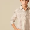 NÍCOLI CAMISA RAYA VERDE< Camisas