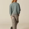 NÍCOLI CAMISA VERDE PESPUNTE MOSTAZA< Camisas
