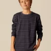 NÍCOLI CAMISETA SOLIDARIA RAYA GRANDE AZUL< Camisetas