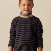 NÍCOLI CAMISETA SOLIDARIA RAYAS AZUL< Camisetas