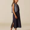 NÍCOLI CHALECO RAYA AZUL LUREX< Chalecos