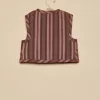 NÍCOLI CHALECO RAYA MARRÓN< Ropa De Abrigo