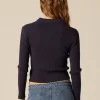 NÍCOLI CHAQUETA BOTONES CANALé AZUL< Punto