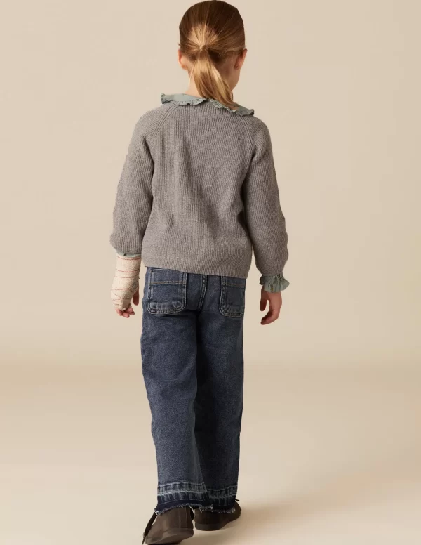 NÍCOLI CHAQUETA CANALé GRIS< Punto