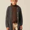 NÍCOLI CHAQUETA LARGA CAPUCHA ANTRACITA< Punto