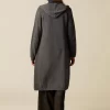 NÍCOLI CHAQUETA LARGA CAPUCHA ANTRACITA< Punto