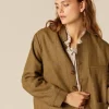 NÍCOLI CHAQUETA MAO ESPIGA MARRÓN< Ropa De Abrigo