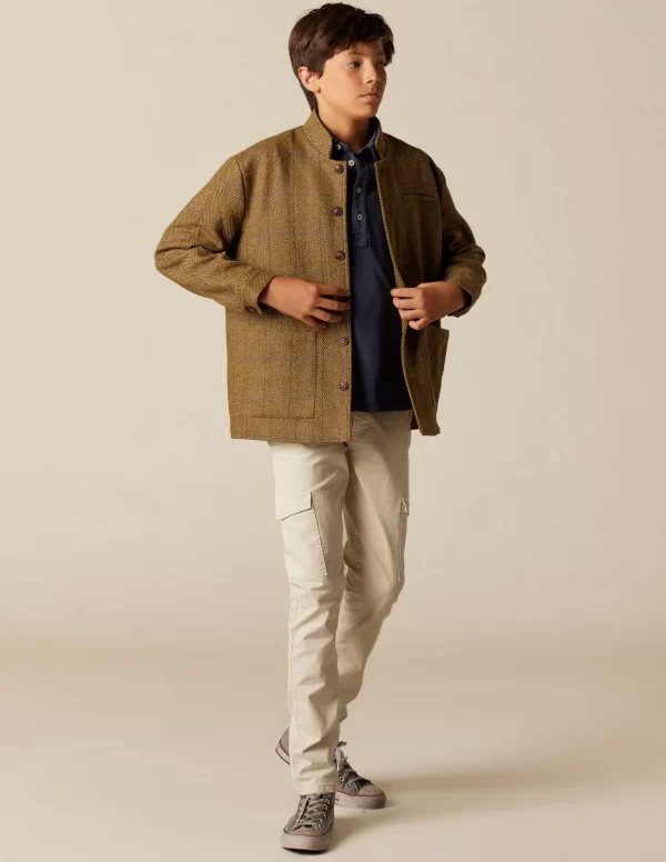 NÍCOLI CHAQUETA MAO ESPIGA MARRÓN< Ropa De Abrigo