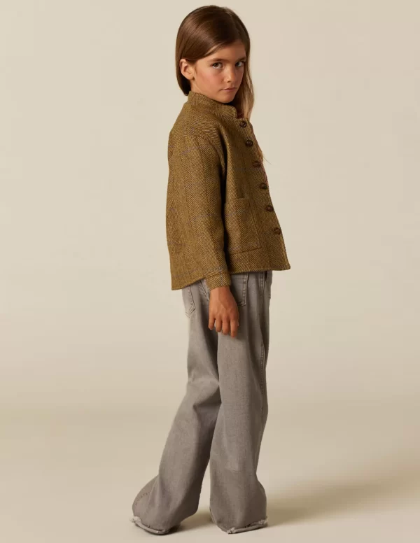 NÍCOLI CHAQUETA MAO ESPIGA MARRÓN< Ropa De Abrigo