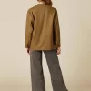 NÍCOLI CHAQUETA MAO ESPIGA MARRÓN< Ropa De Abrigo