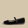 NÍCOLI CHINAS TERCIOPELO NEGRO< Zapatos