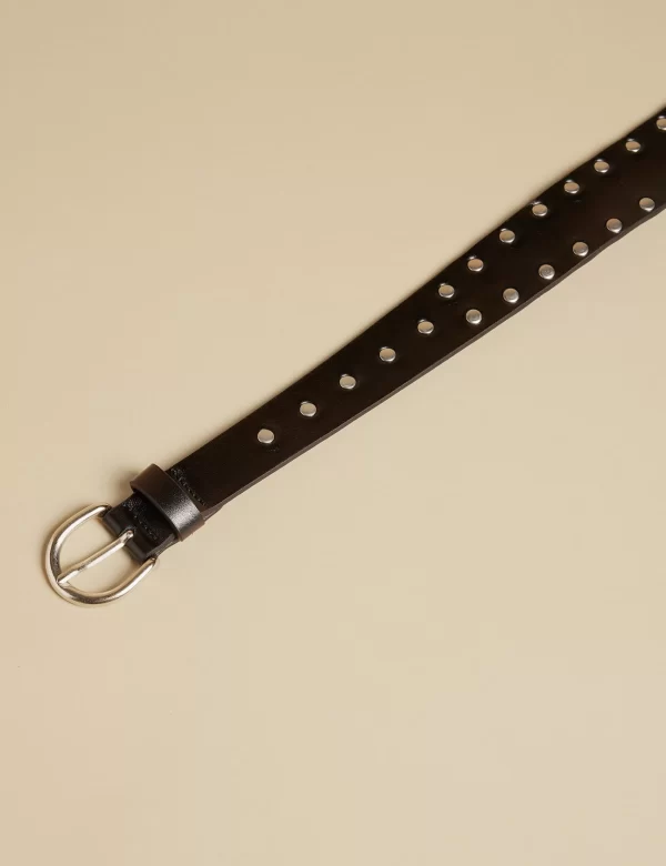 NÍCOLI CINTURÓN NEGRO TACHAS< Cinturones